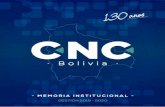 MEMORIA - CNCbox.cnc.bo/doc2020/MEMORIA_INSTITUCIONAL_CNC_2019-2020.pdf · 2020. 9. 11. · gastronómicos y de servicios que permitió transmitir conocimientos y experiencias y concretar