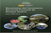 Director General Forestal División Evaluación e Información División Gestión de ... · 2020. 2. 19. · El Inventario Nacional Forestal (IFN) ... caudal y los suelos aluviales.