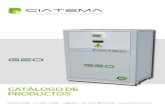 CATÁLOGO DE PRODUCTOS - CIATEMA · 2017. 2. 15. · Catalogo de Productos gEo INDICE ... bombas - Contactores de compresor - PLC de control. Estructura: - Carrocería en chapa de