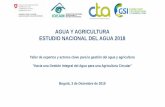 AGUA Y AGRICULTURA ESTUDIO NACIONAL DEL AGUA 2018 · 2019. 12. 19. · concentrada principalmente en los sectores agrícola con el 43,1 %, energía con el 24,3 % y pecuario con el
