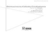 Democracia Estado Ciudadanía - FlacsoAndes · 25 65 79 99 113. 7 Marta Arretche: ... “El Estado del interculturalismo en Bolivia” Democracia, Estado y Economía ... construyendo
