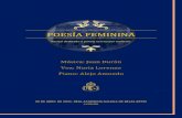 Poesía feminina...2021/04/30  · POESÍA FEMININA Recital dedicado á poesía escrita por mulleres Música: Juan Durán Voz: Nuria Lorenzo Piano: Alejo Amoedo 30 DE ABRIL DE 2021.