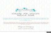 Carta de vinos - 14-03-19 · 2019. 3. 24. · Bodegas Viña Elena D.O. Jumilla VINOS TINTOS RED WINES DEL VALLE DEL EBRO FROM THE EBRO VALLEY DEL VALLE DEL DUERO FROM THE DOURO VALLEY