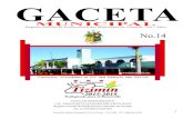 GACETA - Tizimíntizimin.gob.mx/GACETAS20152018/GACETA 14.pdfTizímín Yucatán a 27 de Mayo de 2016 1 GACETA MUNICIPAL TITULAR RESPONSABLE: LIC. FRANCISCO ALFONSO POLANCO DIAZ. Registro
