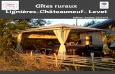 Lignières-Châteauneuf- Levet Gîtes ruraux...M. Cartero n - P arassay à S ain t-Bau d el 06 21 12 58 31 / 02 48 60 14 18 - christophe.carteron164@orange.fr 8 p ers - 3 épis - animaux