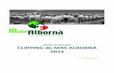 CLIPPING de MAS ALBORNÀ 2014 · 2021. 3. 15. · 2 de desembre 2014 Presentat el calendari de Mas Albornà 2015, amb imatges de bestiari festiu i disseny de l’escola Arsenal de