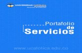 Portafolio Servicios · 2020. 3. 13. · Portafolio de Servicios 9 • Líneas de trabajo • Formulación y evaluación económica de políticas públicas. • Estudios sectoriales.