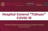 Hospital General “Tláhuac” COVID-19 - Gob · 2020. 12. 15. · Servicios Auxiliares 1,289,365 procedimientos 1,224,000 Laboratorio 20,400 Radiología 3,825 Tomografía 5,540
