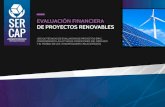 EVALUACIÓN FINANCIERA DE PROYECTOS RENOVABLES · 2021. 4. 14. · evaluaciÓn financiera deproyectos renovables uso de tÉcnicas de evaluaciÓn de proyectos ernc, considerando las