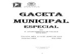 Gaceta Municipal - Toluca...Gaceta Municipal Especial 10/2019 14 de junio de 2019 Asunto: Dictamen que presenta la Comisión de Patrimonio Municipal, relativo a la aprobación de baja