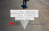 ¿CULTURAS URBANAS O CULTURAS JUVENILES · 2021. 8. 10. · Las culturas urbanas como comunidades emocionales de estructura más orgánica que funcional, que presenta como característica