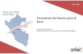 Escenarios de futuro para el Perú al 2030 Perú Jordy ...€¦ · Fase 1: El conocimiento integral de la realidad - Caracterización 1 Principales ciudades Sistema poblacional 2