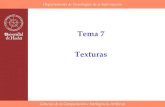 Tema 7 Texturasuhu.es/francisco.moreno/gii_rv/docs/Tema_7.pdf · 2018. 4. 24. · Realidad Virtual Tema 7. Texturas 7.1 Definición de texturas • Para trabajar con texturas se definen