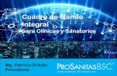 Cuadro de Mando Integral - ProSanitas · 2019. 10. 16. · Caso distinguido en la Universidad de Oxford: Cuadro de Mando del ISJ . ProSanitas BSC Somos una empresa argentina Fundada