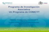 Programa de Investigación Asociativa Un Programa de CONICYTbiocombustibles/PresentacionP... · 2010. 11. 29. · Contexto Institucional • CONICYT otorga financiamiento tanto a
