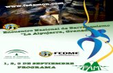 PROGRAMA - Web de la federación Andaluza de Montañismo itinerario.pdf · - Presentación de productos. 18:30 Ciclo de conferencias - Órgiva Teatro Agustin Martín Zaragoza - Conferencistas