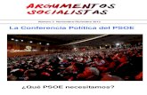 La Conferencia Política del PSOE · 2020. 1. 26. · Revista promovida por Izquierda Socialista de Madrid IS-PSM Consejo de de redacción : ... Juan Antonio Barrio 60 “HISTORIA