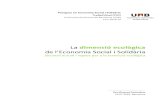 La dimensió ecològicaPostgrau en Economia Social i Solidària T re b a l l f i n a l ( T F P ) Universitat Autònoma de Barcelona (UAB) Curs 2018-19 La dimensió ecològica índex