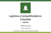 Logística y Competitividad en Colombia...abordaje incrementarían la competitividad logística del país en el corto plazo. 1. Falta de competitividad del sector de transporte de