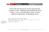 ESTRATEGIA NACIONAL PARA EL MEJORAMIENTO DE LA CALIDAD DE LOS RECURSOS HÍDRICOS · 2021. 7. 21. · Estrategia Nacional para el Mejoramiento de la Calidad de los Recursos Hídricos