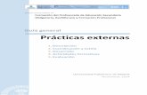 Guía general Prácticas externas - UPM · 2014. 12. 9. · Formación del Profesorado de Educación Secundaria Obligatoria, Bachillerato y Formación Profesional Guía general Prácticas