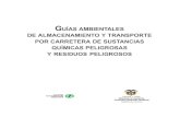 GUÍAS AMBIENTALES DE ALMACENAMIENTO Y TRANSPORTE … · 2019. 11. 23. · l Procedimientos y entrenamiento sobre manejo seguro de sustancias peligrosas y de montacargas, a fin de