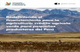Redefiniendo el financiamiento para la agricultura: crédito … · 2021. 2. 19. · financiera. En primer lugar, explora el estado actual de los créditos agrícolas en el Perú