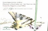 plant-animal...Alonso, C.,J. L. Garrido, y C. M. Herrera. 2004. Investigaciones sobre plantas y animales en las Sierras de Cazorla, Segura y Las Villas. 25 años de estudios por el
