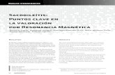 Sacroileítis: Puntos clave en la valoración por Resonancia ...46 Revista Argentina de Diagnóstico por Imágenes Sacroileítis: Puntos clave en la valoración por Resonancia Magnética