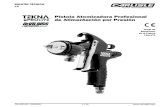 Pistola Atomizadora Profesional de Alimentación por Presión€¦ · Lubricación de la Pistola Atomizadora Reemplazo de Partes/Mantenimiento ..... 8–13 A. Servicio para la Válvula