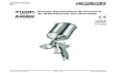 Pistola Atomizadora Profesional de Alimentación por Gravedad€¦ · Lubricación de la Pistola Atomizadora Reemplazo de Partes/Mantenimiento ..... 7–12 A. Servicio para la Válvula