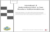 Unidad 2 Introducción a las Redes Informáticas · 2012. 6. 23. · Unidad 2 – Introducción a las Redes Informáticas. 2 * Por la direccionalidad de los datos (tipos de transmisión)