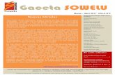 Gaceta SOWELU - iessowelu.edu.mxiessowelu.edu.mx/wp-content/uploads/2018/03/Gaceta-SOWELU-Mar… · Gaceta SOWELU SOWELU sociedades… Soy mujer y en mí habitan todas las mujeres