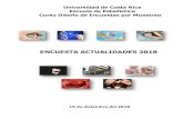 ENCUESTA ACTUALIDADES 2018 - Escuela de Estadística