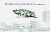XII Congreso Nacional de Propiedades Mecánicas de Sólidos