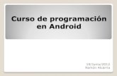 Curso de programación en Android