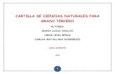 CARTILLA DE CIENCIAS NATURALES PARA GRADO TERCERO