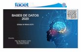 BASES DE DATOS 2020 - Sitios de las cátedras Facultad de Ci