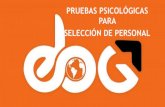 PRUEBAS PSICOLÓGICAS PARA SELECCIÓN DE PERSONAL