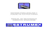 SISTEMA PARA ANALISIS Y DISEÑO DE ESTRUCTURAS MANUAL DE ...