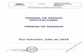MANUAL DE RIESGO REPUTACIONAL UNIDAD DE RIESGOS