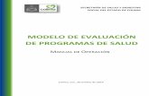 MODELO DE EVALUACIÓN DE PROGRAMAS DE SALUD