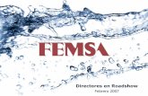FEMSA Presentación de Directores en Roadshow