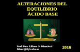 ALTERACIONES DEL EQUILIBRIO ÁCIDO BASE