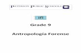 Grade 9 Antropología Forense