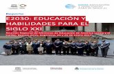 Reporte E2030: EDUCACIÓN Y HABILIDADES PARA EL SIGLO XXI