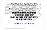 REGLAMENTOS TECNICOS - Federación Regional de ...