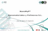NanoMyP Nanomateriales y Polímeros S.L. - Grados de la ...