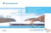 Tarifa Daikin 2018 - ClimaPrecio