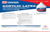 ACRYLIC LATEX - cemenquin.com.mx